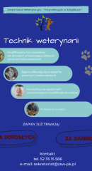 Zapisy na kurs dla dorosłych - Technik Weterynarii
